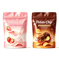 Sachet Doypack Personnalisé pour Chips de Pommes de Terre, Emballage en Plastique pour Chips de Banane et Noix de Coco, Sac Alimentaire Doypack