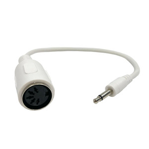สายเคเบิล 5 พิน Din <span class=keywords><strong>MIDI</strong></span> เป็นหัวแจ็ค 3.5 มม. TRS มุมฉาก - Product Image 5