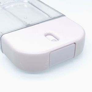 Clear 10ml Empty Plastic clear Sanitizer Bottle Hand Sanitizer Spray Bottle for Travel with Keychain Silicone <strong>Pocketbac</strong> Holder - Product Image 5