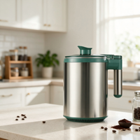 Moulin à café électrique portable en acier inoxydable avec brosse pour la salle de café (vente en gros)