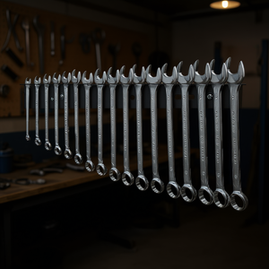 285 R17 Wrench Set Metric Combination <b>Spanner</b> <b>Tool</b> Kit Automotive Repair - Product Image 3