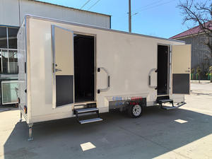 Remorque de salle de bain portable de luxe 8 stations Remorques de toilettes mobiles Remorque de <span class=keywords><strong>douche</strong></span> - Product Image 4