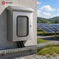 Boîte de distribution électrique commerciale avec MCB, résistante aux hautes températures, avec fenêtre transparente