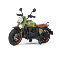 Triciclo para Niños con Simulación de Tablero de Motocicleta, Freno de Pie, Música, Puerto USB