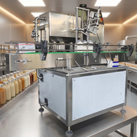 Machine de remplissage automatique de liquides et de pâtes, personnalisable en usine, pour le miel.