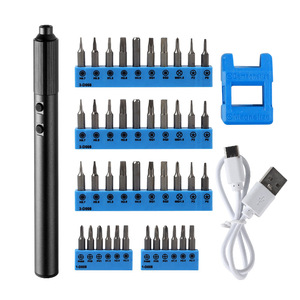 Electric <b>Screwdriver</b> <b>Set</b> With <b>Precision</b> Bits 242mm Length Battery Powered For Repair Tasks - Product Image 1