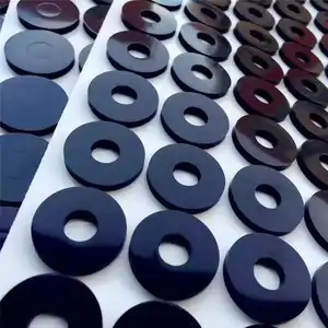 Vente en gros fabricants Coussinet en caoutchouc antidérapant noir auto-adhésif Pieds en silicone transparent Pieds en silicone véritable