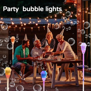 Máquina de Burbujas de Pie para Niños, Luz Deportiva para Exteriores, Máquina de Burbujas de Plástico con Forma de Farola, Juguete Divertido para Fiestas y Niños - Product Image 4