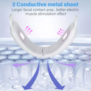 Masajeador Facial Eléctrico USB Ligero en Forma de V con Control Remoto, Masaje de Amasamiento, Pantalla LCD, Portátil - Product Image 5