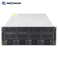 Châssis de serveur en rack de vente directe d'usine 4u 8 baies HDD hotswap support de boîtier 2 4090 cartes graphiques carte ETX ATX