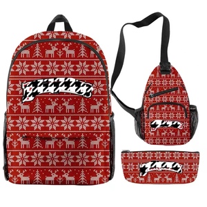 Vente en gros impression personnalisée de logo 3D backwoods garçons sac à dos pour ordinateur portable personnage de dessin animé ensemble de sac à dos pour l'école - Product Image 6
