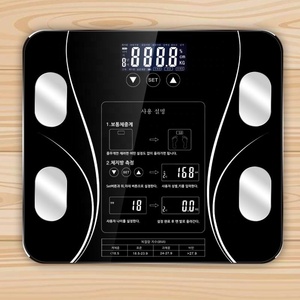 Timbangan Badan Elektronik Pribadi Kaca Temper Hitam Berkualitas Tinggi untuk Kamar Mandi - Product Image 5