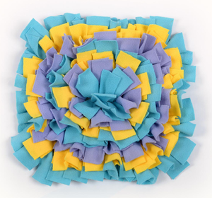 Tapis de reniflement interactif pour chiens, idéal pour l'entraînement et l'alimentation lente, petit tapis carré pour animaux de compagnie - Product Image 1