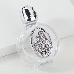 Bottiglie Assortite di Acqua Santa Cattolica, Fiale di Acqua Santa con Medaglie di Santi e Maria, Regalo di Fede Cristiana - Product Image 5