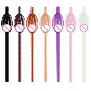 Nicro Artículos para <span class=keywords><strong>Despedida</strong></span> de <span class=keywords><strong>Soltera</strong></span>, Accesorios Divertidos para Fiesta de Solteras, Decoración para Bar de Baile para Adultos, Accesorios Multicolores, Pajitas de Plástico con Forma de Genitales Femeninos - Product Image 1