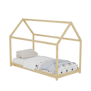 <span class=keywords><strong>Cama</strong></span> <span class=keywords><strong>Montessori</strong></span> de madera para niños, <span class=keywords><strong>cama</strong></span> <span class=keywords><strong>doble</strong></span> de madera de pino macizo para niños, <span class=keywords><strong>cama</strong></span> de casa para niños pequeños - Product Image 1
