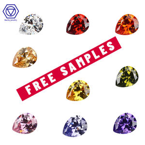 稀有专业制作锆石宝石颜色梨形裸石2*3mm至6*8mm CZ石立方氧化锆 - Product Image 2