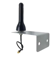 Antena Jamur Vertikal Dual-band 2.4GHz/5.8GHz Gain 5dBi, Antena 5G untuk Pemasangan di Kabinet dengan Sekrup, Tahan Air, WiFi dengan Kabel RG174