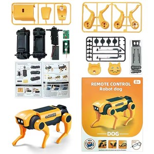 Kids DIY Assembled Energy <b>Solar</b> <b>Power</b> Toy Science Engineering <b>Kit</b> Intelligent Electric Interactive RC Smart Robot Dog Toys - Product Image 6
