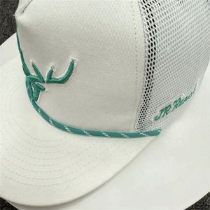 Shape Trucker <b>Cap</b> 5 Panel Custom Gorras <b>Flat</b> Embroidery Logo Mesh Back Snapback <b>Cap</b> Trucker <b>Hats</b> With Rope - Product Image 5