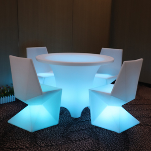 Hot Bán Sáng Mận Hoa Thanh Bàn Ghế Đặt Không Thấm Nước Rõ Ràng Đồ Nội Thất Ngoài Trời Cross-Biên Giới Hot Đàm Phán Bảng - Product Image 5