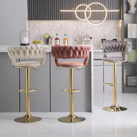 Tabouret de bar haut, pouvant être relevé, luxe léger, haut de gamme, pour la maison