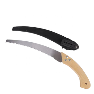 Sega a mano da giardino sega a denti a tre lati con manico in legno sega a vita manuale <span class=keywords><strong>seghetto</strong></span> - Product Image 1