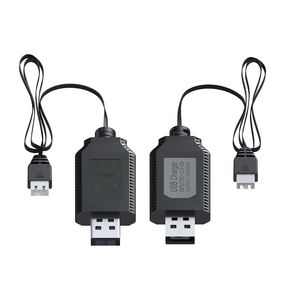 USB <b>Charger</b> Cable 7.4V <b>LiPo</b> & Li-ion <b>Batteries</b> 2X USB XH-3P Connector 1A 2S Charge Adapter RC Drones Quadcopters Made in China - Product Image 6