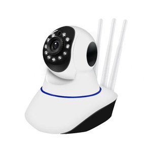 Câmera de monitoramento sem fio, vigilância interna, câmera de monitoramento de segurança com três antenas, vídeo inteligente