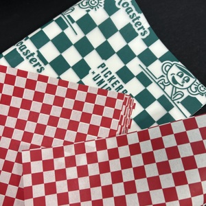 Custom Food Grade Greaseproof <b>Papers</b> Wrapping Wax Wrap <b>Paper</b> for Butter Sandwich Hamburgers Packaging - Product Image 2