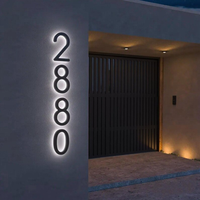 Letrero LED Metálico 3D Retroiluminado de Alta Calidad Personalizado para Empresas de Publicidad, Hospitales, Bodas y Uso en Interiores/Exteriores, Montado en Pared