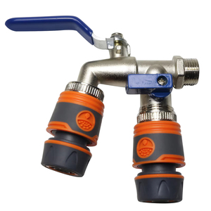 Ensemble de raccords rapides pour <span class=keywords><strong>tuyau</strong></span> d'<span class=keywords><strong>arrosage</strong></span> de jardin, trois pièces, accessoires d'irrigation goutte à goutte, kit de robinet d'<span class=keywords><strong>arrosage</strong></span> - Product Image 1