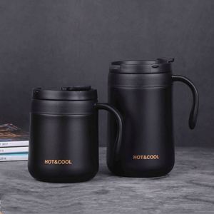 <b>Hot</b>&Cool Stainless Steel Vacuum Tumbler with Lid Thermal Insulation 6H Minimalist Design Eco-Friendly Leak-Proof Travel Home Use - Product Image 2