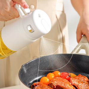 आधुनिक डिजाइन ग्लास तेल स्प्रेयर स्वस्थ आहार के लिए तेल की मात्रा को नियंत्रित कर सकता है कम तेल और नमक की पहली पसंद रसोई सहायक - Product Image 1