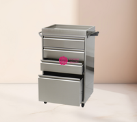 Yicheng beauté professionnel en acier inoxydable salon de coiffure armoire à outils armoire de coiffure Salon chariot armoire à vendre