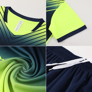 Bán buôn tùy chỉnh Bộ dụng cụ bóng đá đầy đủ bộ bóng đá thoáng khí Jersey cầu thủ bóng đá phiên bản phòng tập thể dục dành cho nam giới - Product Image 4