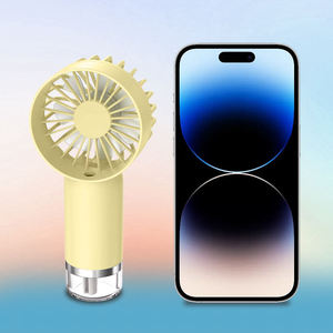 Tốt Nhất Bán Tay <span class=keywords><strong>Fan</strong></span> Nước Sương Mù <span class=keywords><strong>Mini</strong></span> Xách Tay Có Thể Sạc Lại USB Pin Làm Mát Không Khí Tạo Độ Ẩm Cầm Tay Phun Sương Quạt Làm Mát - Product Image 2