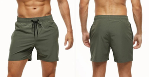 <b>Men</b>’s Workout Shorts Cotton Blend Breathable Lightweight Quick Dry Elastic Waist Sports Training Wear High Quality Premium - Product Image 2