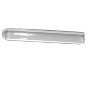 Tube à essai Tianhong, diamètre 10, 12, 15, 18 mm, longueur 100 mm, fond rond, bouche plate, verrerie de laboratoire - Product Image 1
