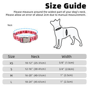 Colliers de chien OEM et ODM avec logo personnalisé Sangle souple en polyester durable avec motif imprimé Décoration de ruban de style classique réglable - Product Image 6
