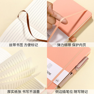 <span class=keywords><strong>A5</strong></span> A6 PUハードカバーノートブックカスタマイズロゴ弾性バンドペンホルダー会議Reocrdオフィスエンタープライズカスタマイズ - Product Image 4