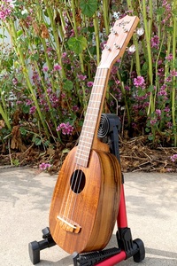 Ukulele Professionale Aiersi <span class=keywords><strong>KPK</strong></span> Pili Koko in Legno Massello di Koa 21 Pollici Soprano Ananas Fatto a Mano Vendita Calda - Product Image 2