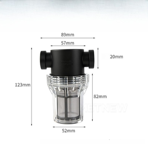 New <b>Inline</b> <b>Water</b> Pre Filter Plastic Pipe Strainer for Garden Irrigation <b>Water</b> <b>Pump</b> Sediment Filtration - Product Image 5