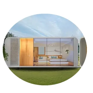 Hot Selling Cuby Cube Einfamilien kabine Sip Panel Kit Container Pergola Container Fertighaus Small Wood Market House