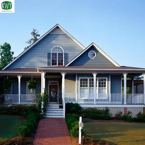 新型现代豪华三层轻钢结构框架别墅模块化住宅公寓 - Product Image 1