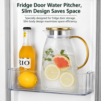 Pichet à limonade en verre en gros d'usine, grande capacité, en verre borosilicate de haute qualité