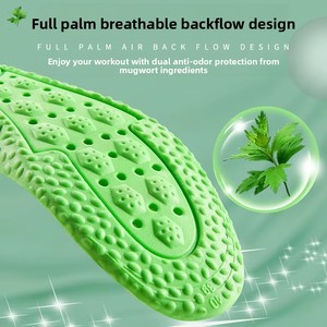 Semelles intérieures super douces Cloud pour hommes et femmes, en mousse à mémoire de forme, avec soutien de la voûte plantaire, respirantes, pour le sport, confortables - Product Image 4