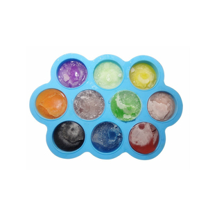 Tái Sử Dụng <span class=keywords><strong>Ice</strong></span> Cream Maker Trứng Cắn Khuôn Với Nắp Máy Rửa Chén Lò An Toàn Không Dính 10 Khoang Silicone Bé Thực Phẩm <span class=keywords><strong>Ice</strong></span> Khay - Product Image 5