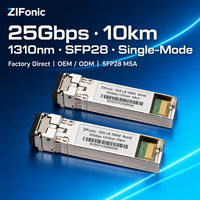 Transceiver SFP28 LR 25G 1310nm 10km Monomode Duplex LC DDM Module de liaison Ethernet 25G pour centre de données et interconnexion de campus