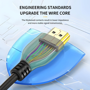 HD video 1080p 3D 4K mini cho <span class=keywords><strong>HDMI</strong></span> để cho cáp <span class=keywords><strong>HDMI</strong></span> cho PS4 cho Canon cho Sony cho máy ảnh Nikon & HTV 1.5m với áo khoác PVC - Product Image 3